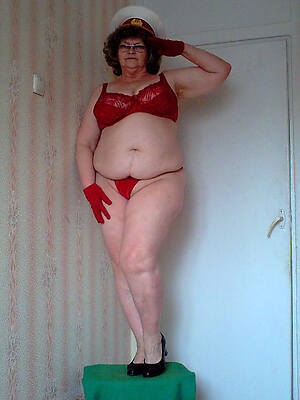 naked pics be incumbent on hot chubby mature