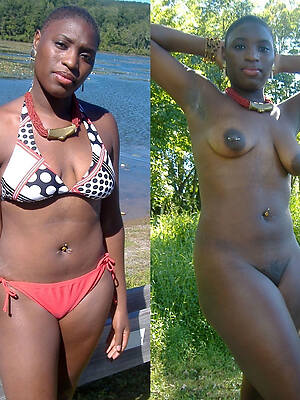 frowning mature flaunts her pussy