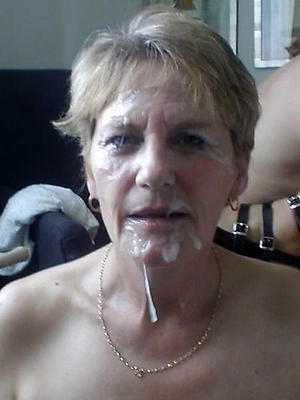 wonderful mature women facials porno pics